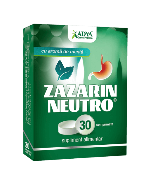 Zazarin Neutro cu aromă de mentă